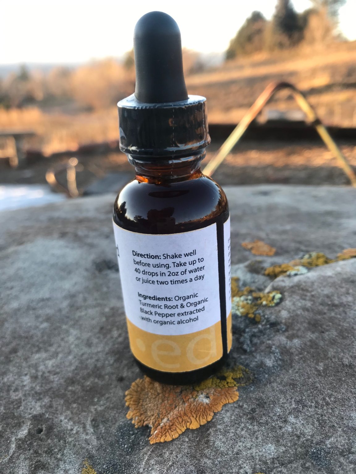 Spagyric Tumeric and Black Pepper Tincture (1oz) Elevated Naturally